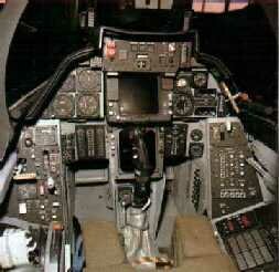 Cabina delantera del F-14