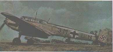 Bf-110C version en la Batalla de Inglaterra 1940