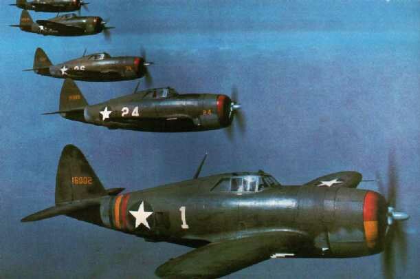 P-47B del Grupo de Caza 56