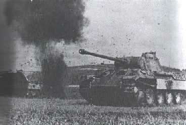 Panther Ausf A en la zona de Kursk