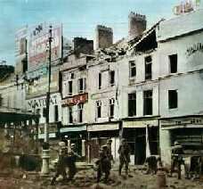 Tropas alemanas en las calles de Amiens
